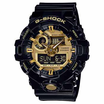ساعت مردانه کاسیو Casio جی شاک - کد GA-710GB-1ADR