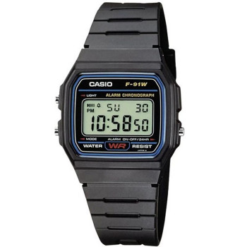 ساعت مردانه کاسیو Casio - کد F-91W-1DG